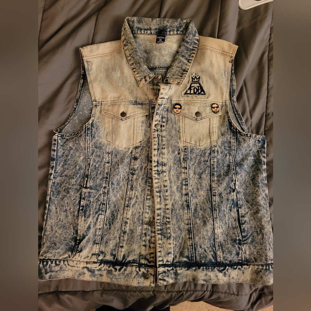Fall Out Boy Denim Vest
